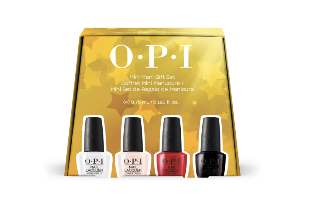 OPI Nail Lacquer, Wicked Nail Polish Mini Mani Gift Set, Walmart Gifts Under $10